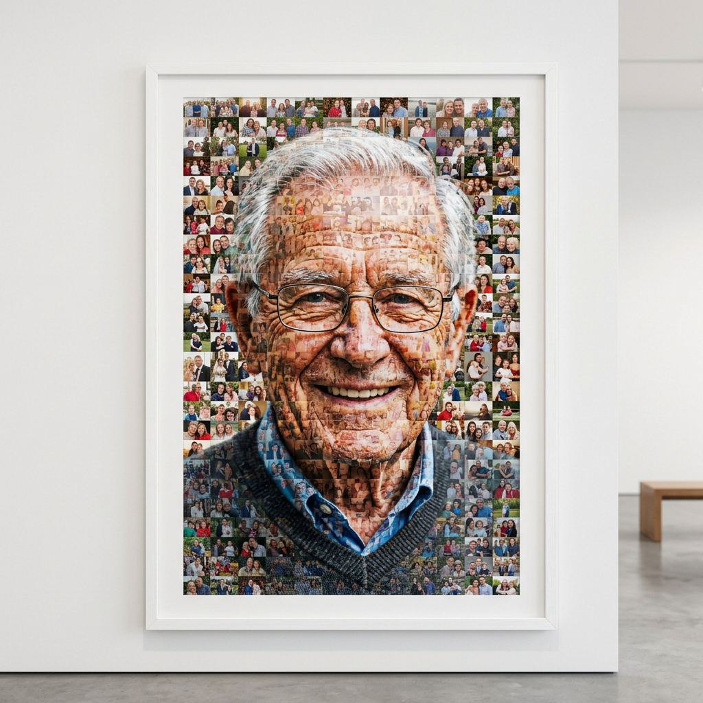 Memorial Photo Mosaic Example