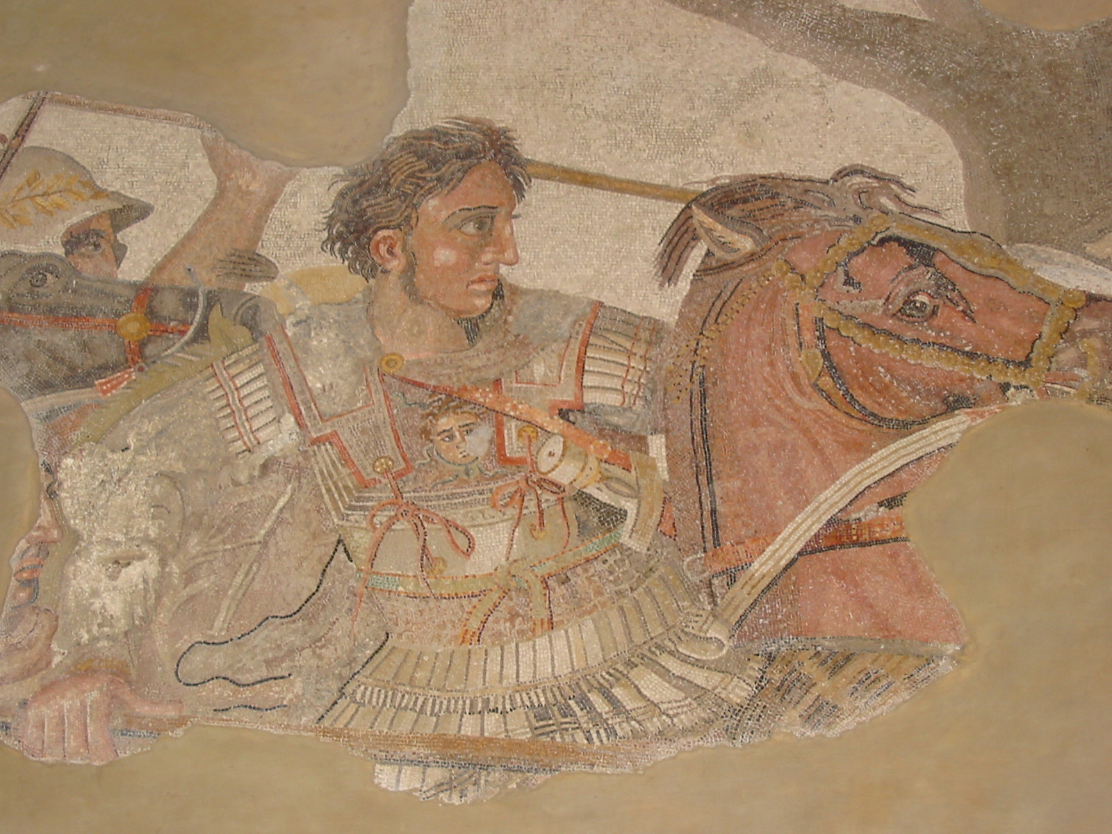 Alexander Mosaic Opus Vermiculatum Tesserae Macro